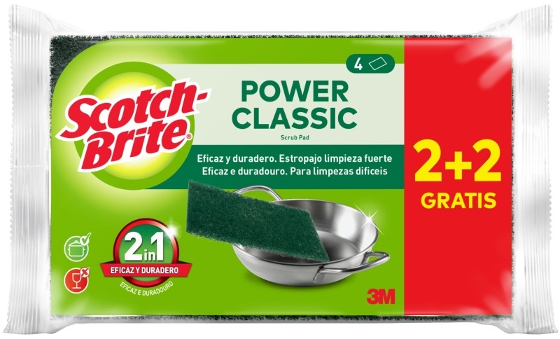 Scotch-Brite Estropajo Popular 2+2 Unidades