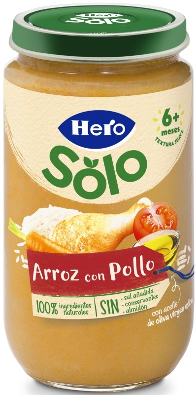 Hero Baby Tarrito Infantil Arroz Con Pollo 235g