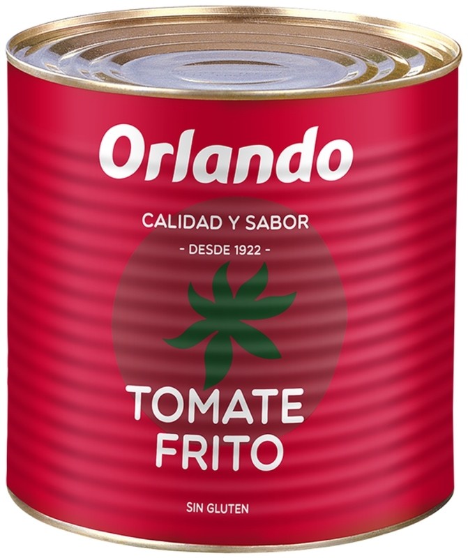 Orlando Tomate Frito Lata 2650g Orlando Tomate Frito Lata 2650g