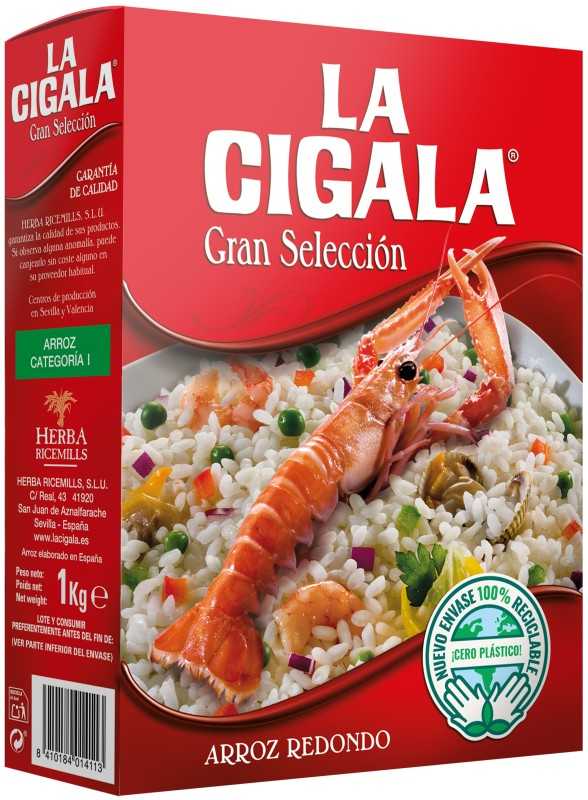 La Cigala Arroz Redondo Categoria Extra 1kg