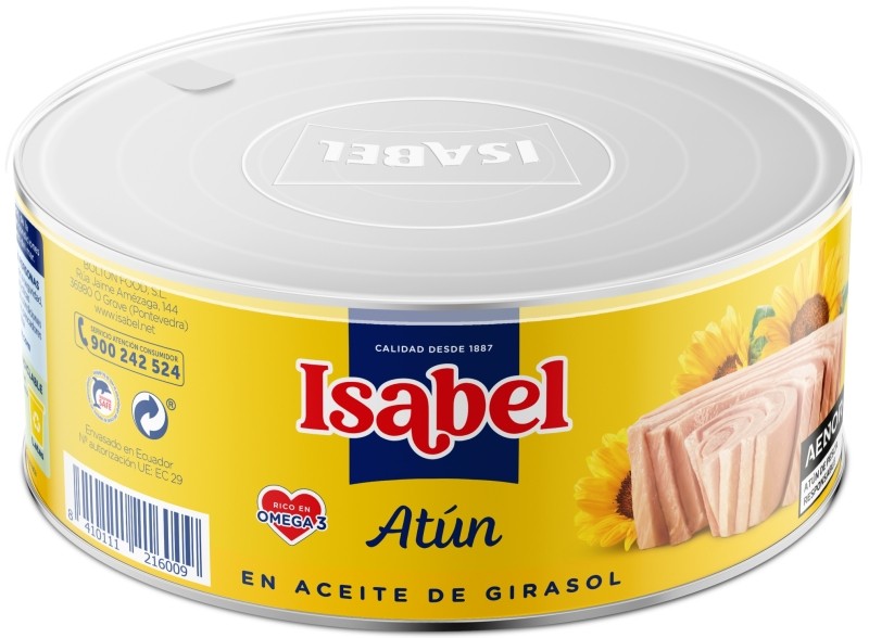 Isabel Atún en Aceite Vegetal 800g Isabel Atún en Aceite Vegetal 800g