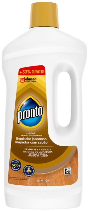 Pronto Limpiador Jabonoso para Madera 750ml