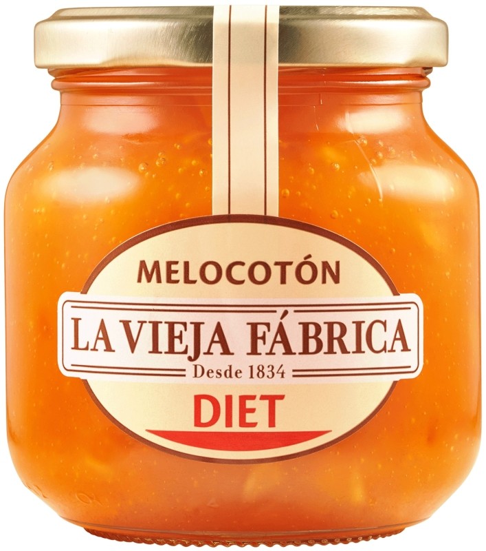 La Vieja Fábrica Mermelada de Melocotón Diet 280g