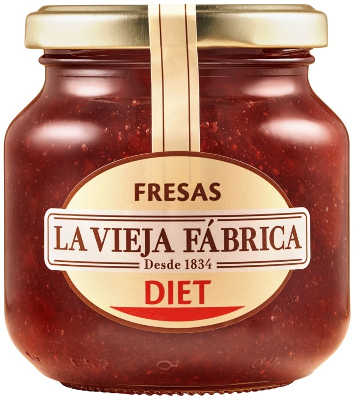 La Vieja Fábrica Mermelada de Fresa Diet 280g