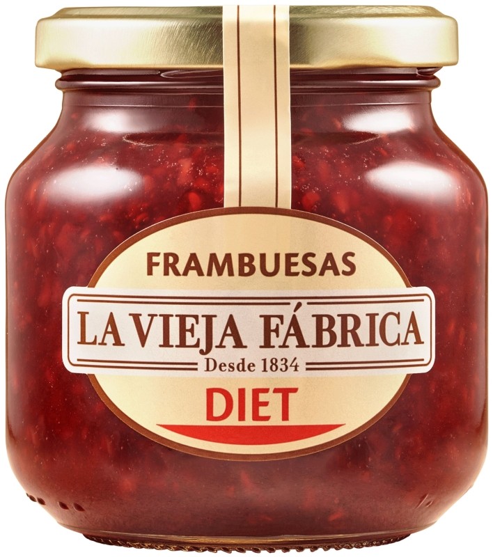 La Vieja Fábrica Mermelada de Frambuesa Diet 280g