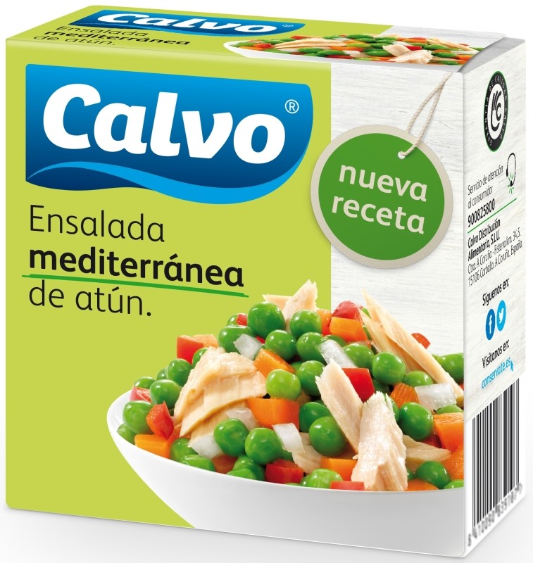 Calvo Ensalada Mediterránea de Atún 150g
