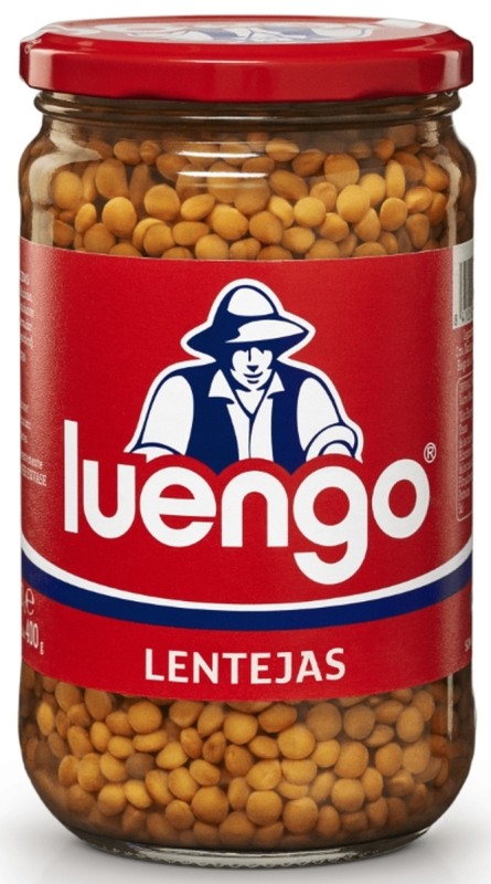 Luengo Lenteja Cocida Frasco de 560g