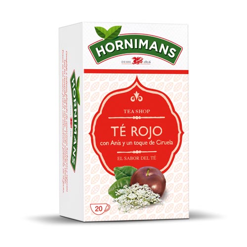 Hornimans Té Rojo con Anís y Ciruela 20 Unidades