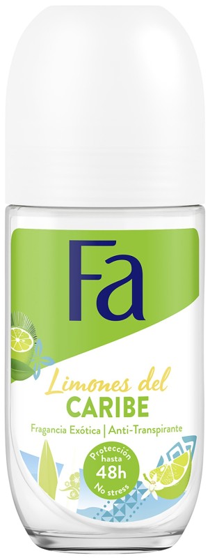Fa Desodorante Roll-On Limones del Caribe 50ml
