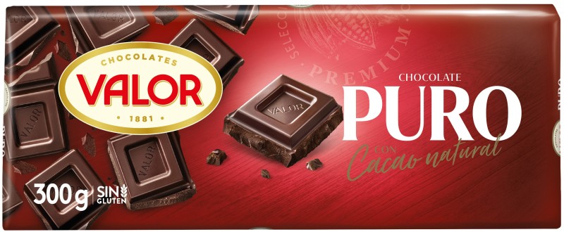 Valor Chocolate Puro 300g