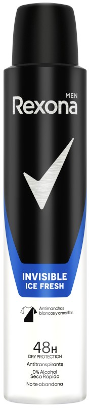 Rexona Desodorante Aerosol Invisible Ice Fresh 200ml