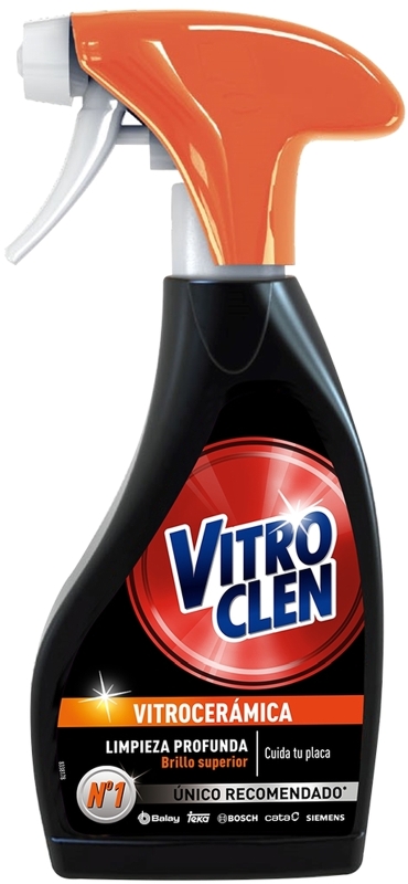 Vitroclen Limpiador Para Placas De Vitrocerámica Pistola 250ml
