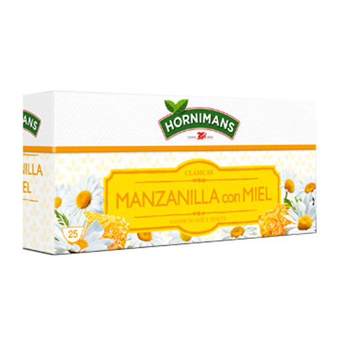 Hornimans Manzanilla con Miel 25 Unidades