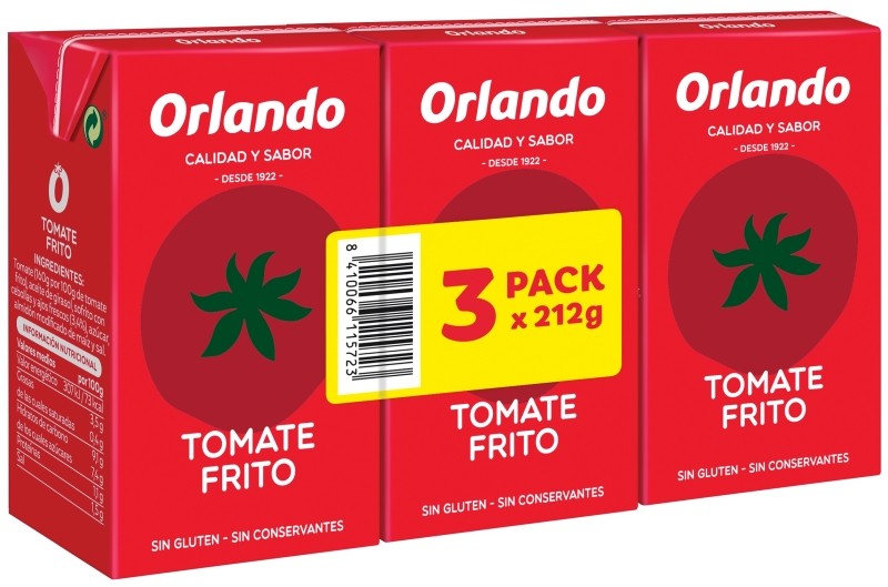 Orlando Tomate Frito 3x210g Orlando Tomate Frito 3x210g