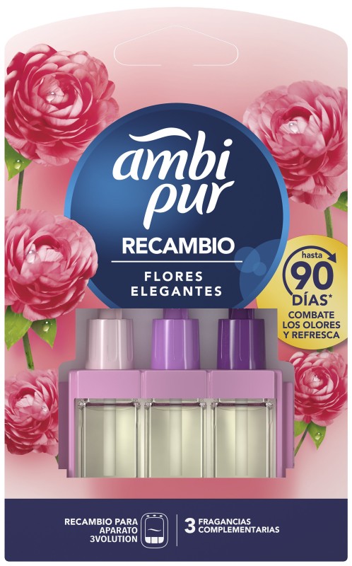 Ambipur 3Volution Flores Elegantes Recambio 20ml