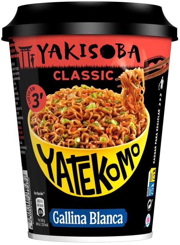 Yakisoba Fideos Orientales Instantáneos Classic 93g