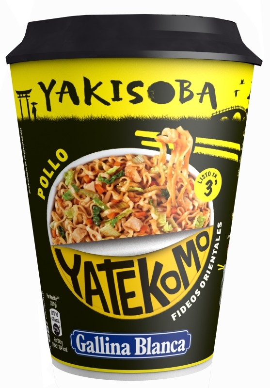 Yakisoba Fideos Orientales Instantáneos Pollo 93g