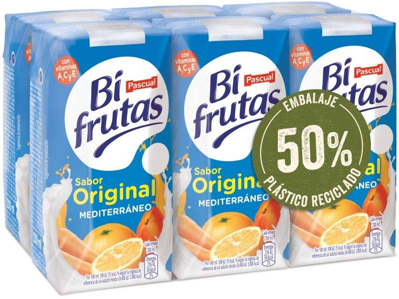 Pascual Bifrutas Mediterráneo Pack 6x200ml