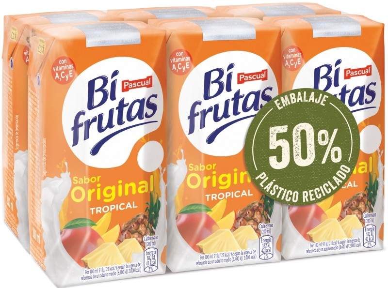 Pascual Bifrutas Tropical Pack 6x200ml