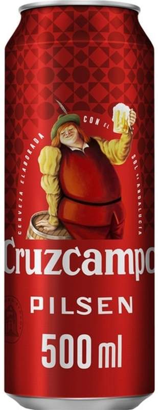 Cruzcampo Cerveza Rubia Tipo Lager 50cl