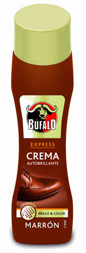 Búfalo Crema con Autoaplicador para Calzado Marrón 50ml