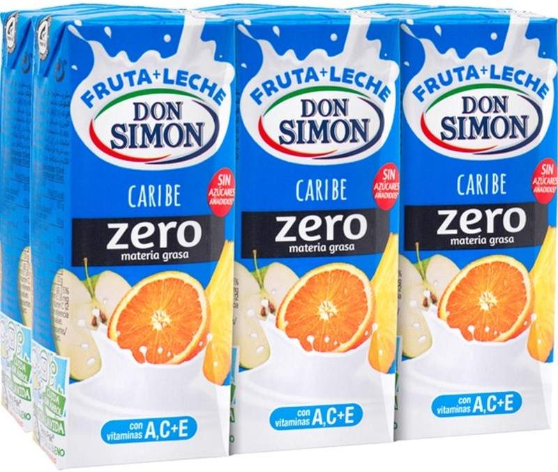 Don Simon Fruta + Leche Caribe Zero 6x200ml