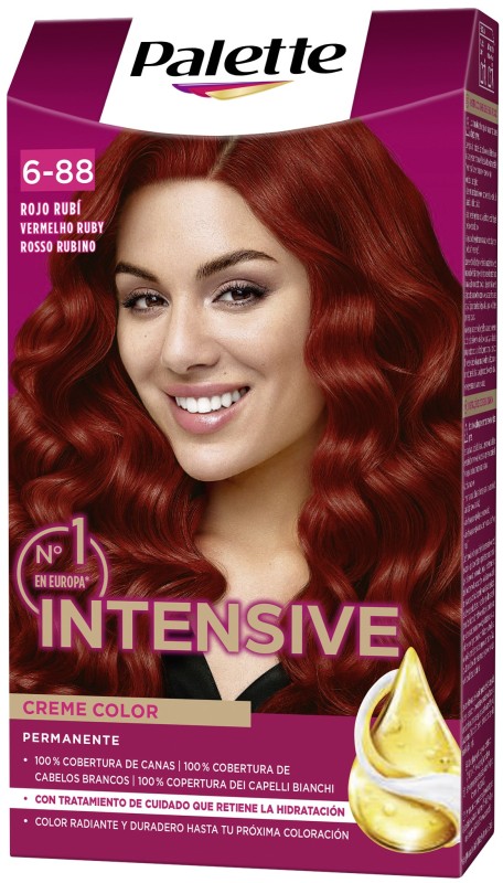 Palette Intensive Creme Color 6-88 Rojo Rubí 1 Unidad Palette Intensive Creme Color 6-88 Rojo Rubí 1 Unidad
