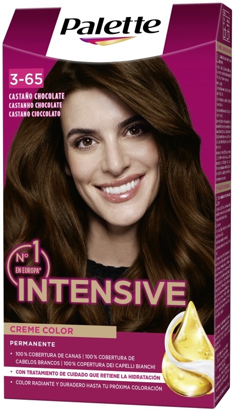 Palette Intensive Creme Color 3-65 Castaño Medio Chocolate 1 Unidad