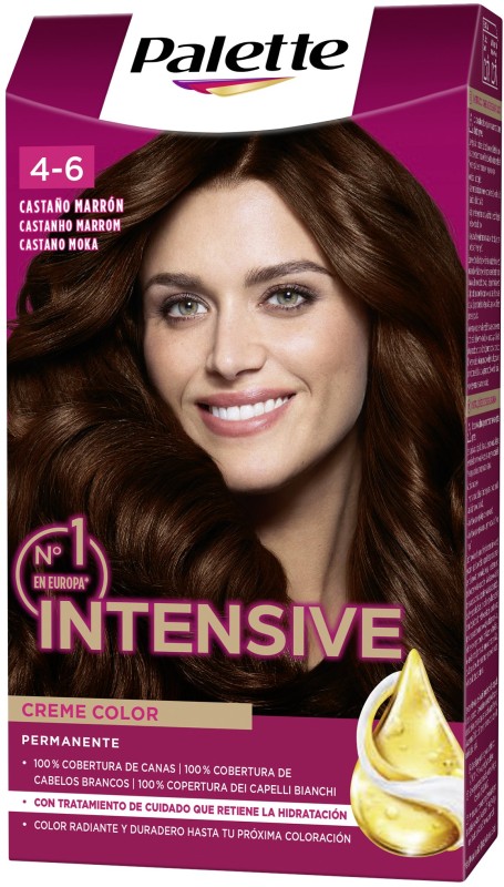 Palette Intensive Creme Color 4-6 Castaño Marrón 1 Unidad Palette Intensive Creme Color 4-6 Castaño Marrón 1 Unidad