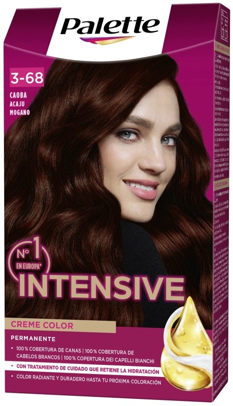 Palette Intensive Creme Color 3-68 Caoba 1 Unidad Palette Intensive Creme Color 3-68 Caoba 1 Unidad