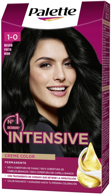 Palette Intensive Creme Color 1-0 Negro 1 Unidad Palette Intensive Creme Color 1-0 Negro 1 Unidad