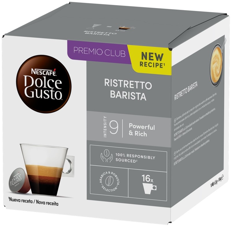 Nescafé Dolce Gusto Ristretto Barista 16 Cápsulas Nescafé Dolce Gusto Ristretto Barista 16 Cápsulas