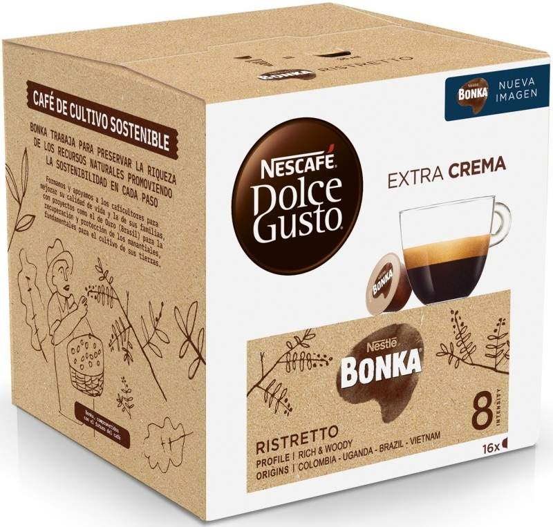 Nescafé Dolce Gusto Café Bonka 16 Cápsulas Nescafé Dolce Gusto Café Bonka 16 Cápsulas