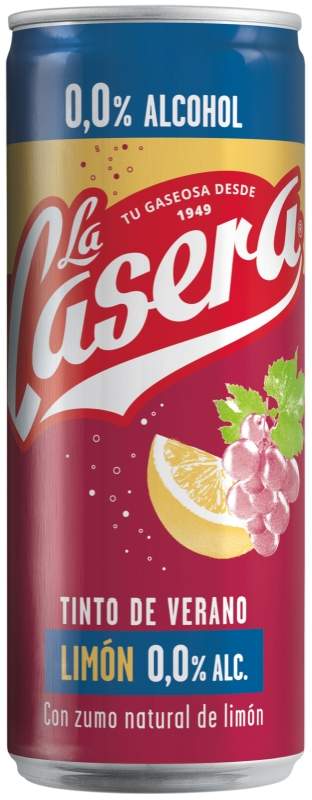 La Casera Tinto de Verano Limón Sin Alcohol 330ml