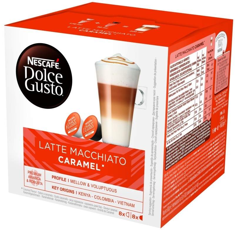 Nescafé Dolce Gusto Latte Macchiatto Caramel 8+8 Cápsulas Nescafé Dolce Gusto Latte Macchiatto Caramel 8+8 Cápsulas