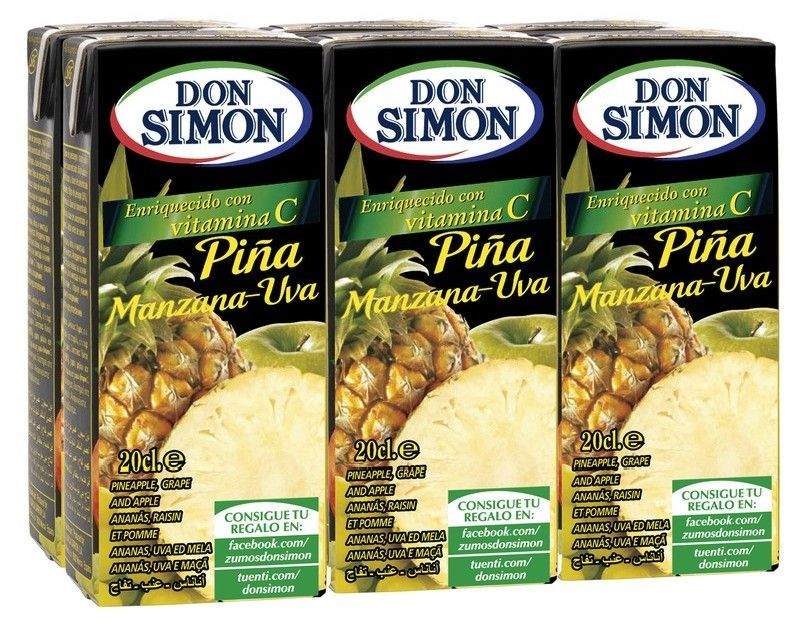 Don Simon Zumo Piña Y Uva 6x200ml