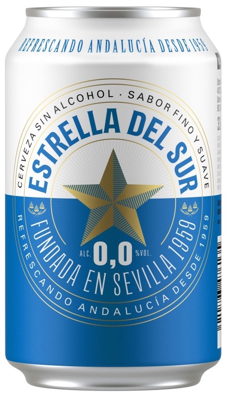 Estrella del Sur 0,0 Cerveza Rubia Sin Alcohol 33cl