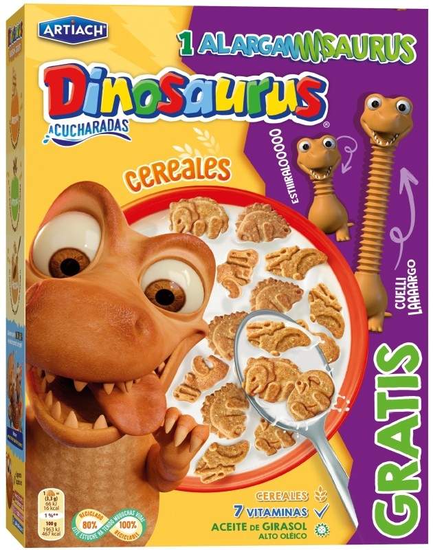 Dinosaurus Galletas a Chucharadas de Cereales 320g