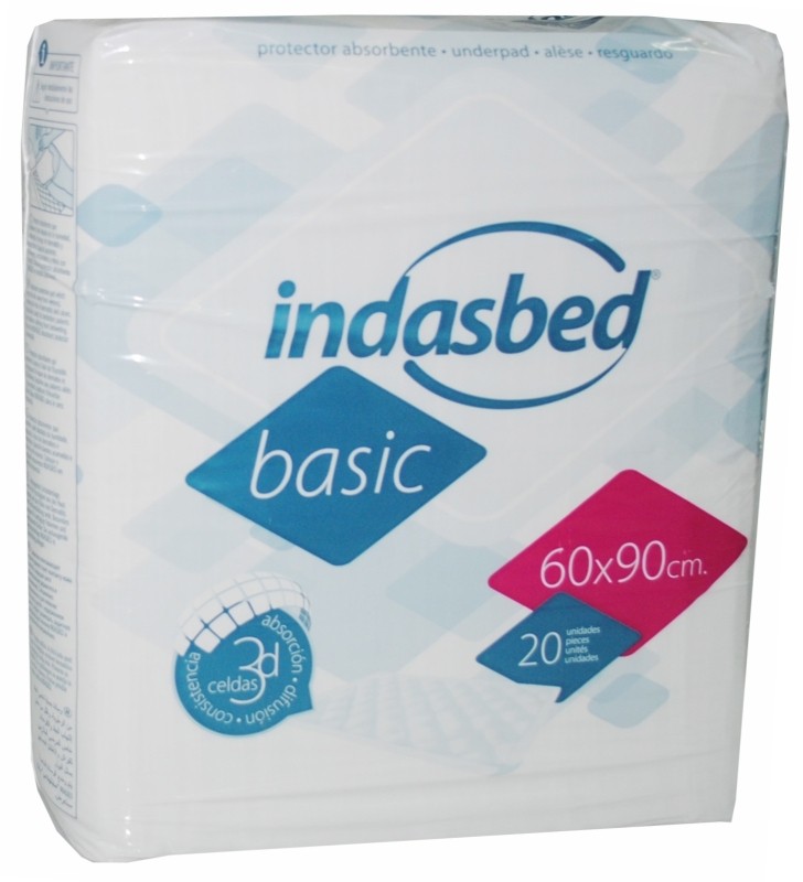 Indasbed Basic Protector Cama 60x90cm 20 Unidades