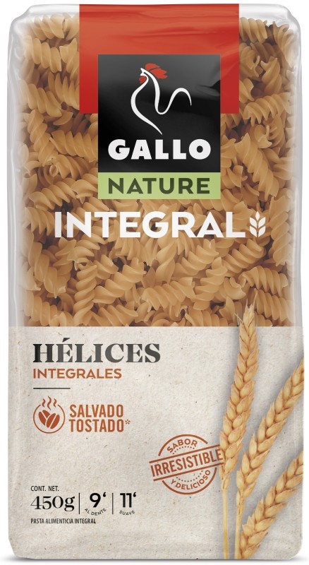 Gallo Nature Pasta Hélices Integrales 450g Gallo Nature Pasta Hélices Integrales 450g