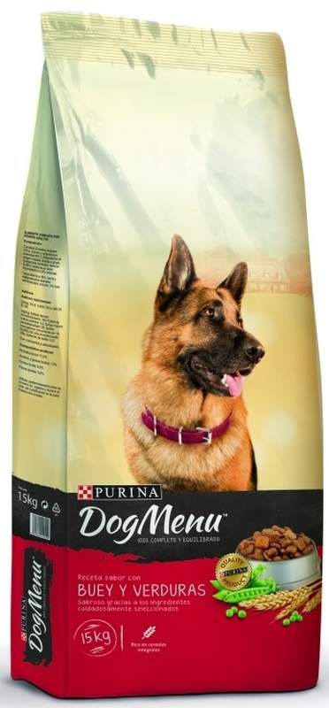 Purina Dog Menu Pienso para Perro Adulto Buey y Verduras 15kg