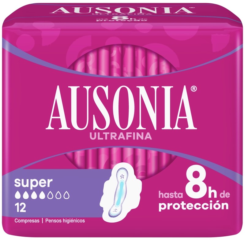 Ausonia Compresas Ultrafina Super Con Alas 12 unidades