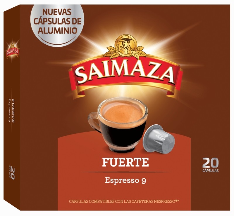 Saimaza Café en Cápsulas Fuerte 20 Unidades Saimaza Café en Cápsulas Fuerte 20 Unidades