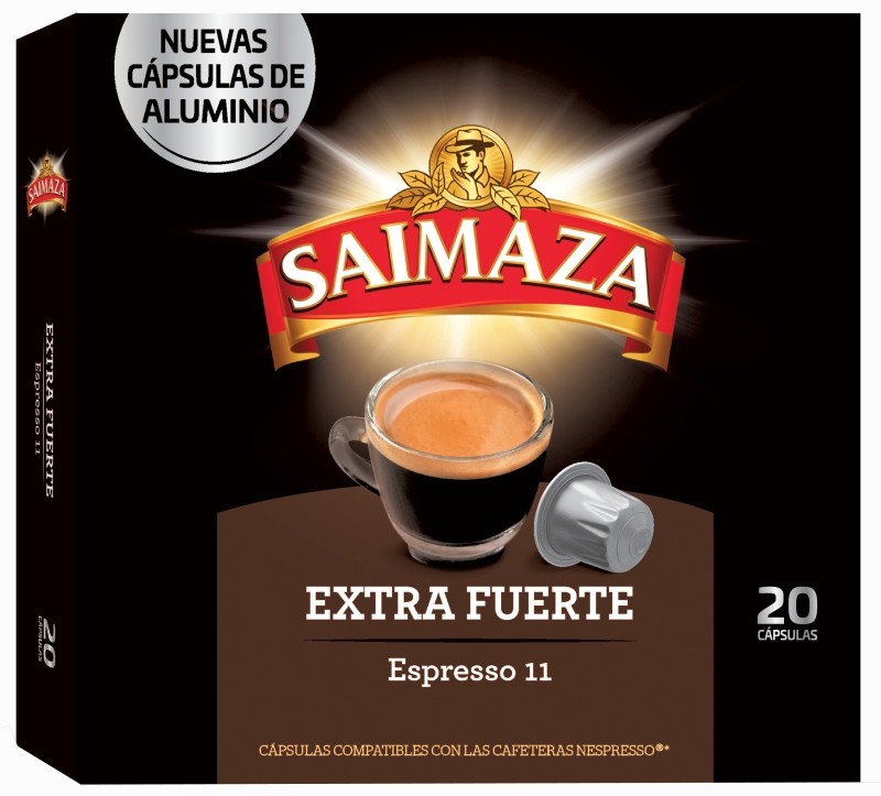Saimaza Café en Cápsulas Extrafuerte 20 Unidades Saimaza Café en Cápsulas Extrafuerte 20 Unidades