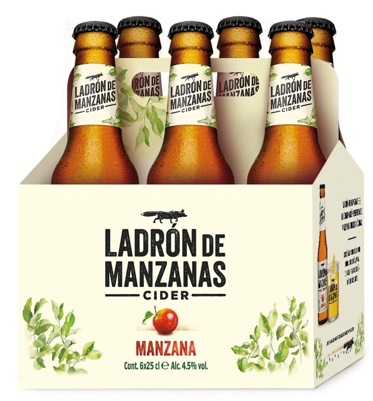 Ladrón De Manzanas Cider Manzana 6x250ml