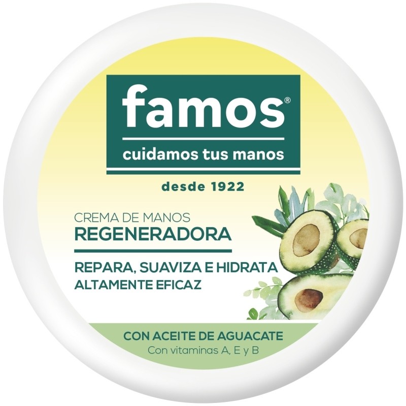 Famos Crema Regeneradora Para Manos Tarrina 250ml