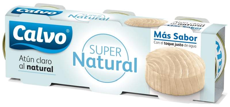 Calvo Atún Claro Supernatural 3x65g Calvo Atún Claro Supernatural 3x65g