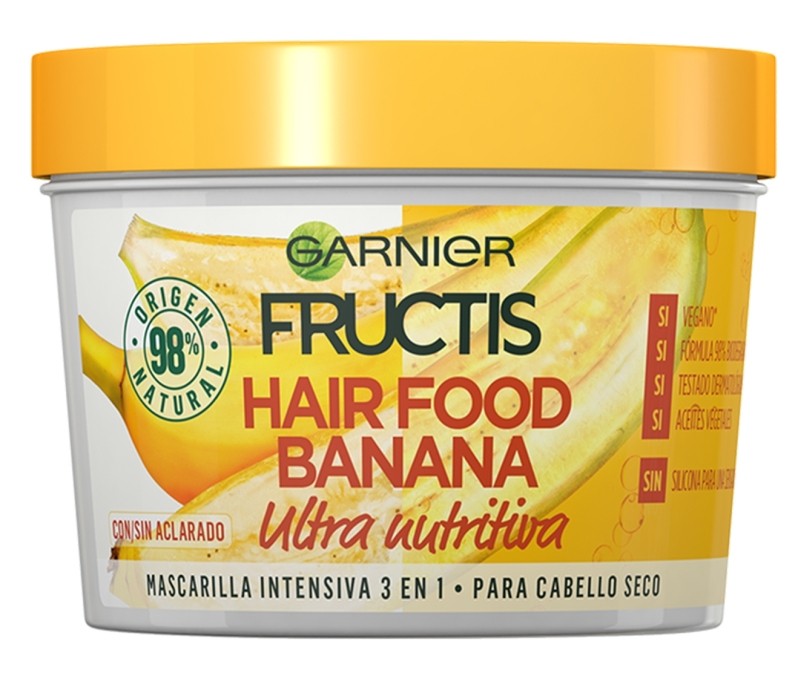 Fructis Mascarilla Hair Food Nutritiva con Banana 390ml