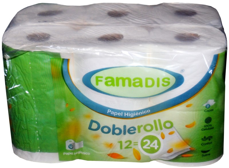 Famadis Papel Higienico Doble Capa 12 Rollos