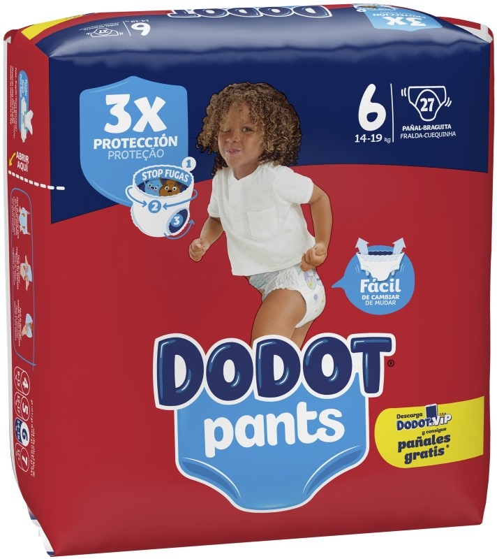 Dodot Pants T6 27 Unidades